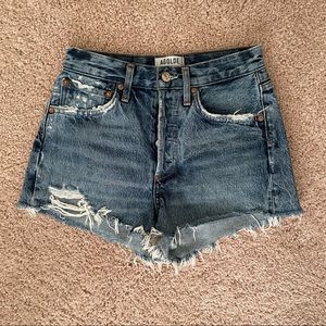 Agolde Parker Shorts Rocksteady Size 23